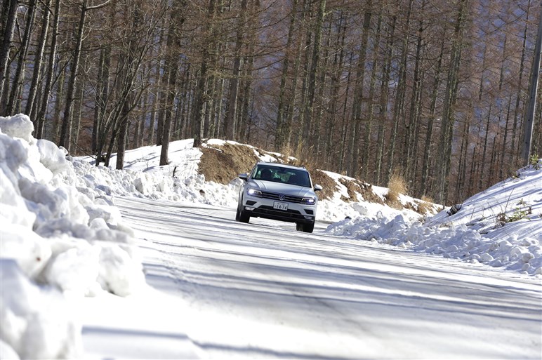 8年ぶりのFMC、新型ティグアンの実力を高速道路＆雪上でチェック