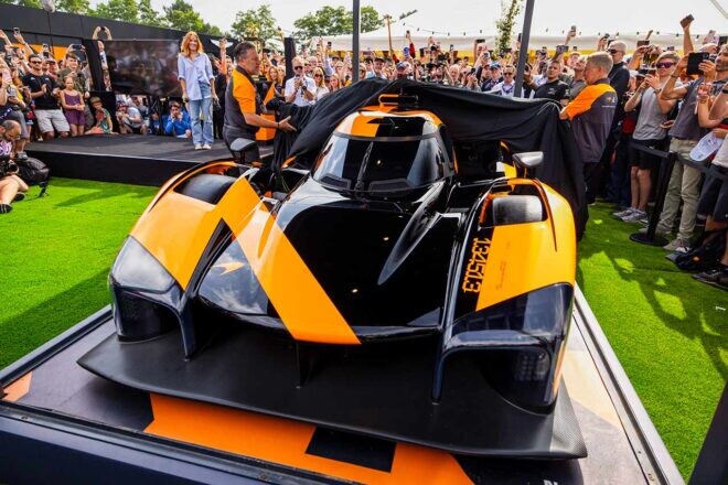 マクラーレン、ル・マンで名称未定の新型LMDhマシンを公開。2027年にWECデビューへ