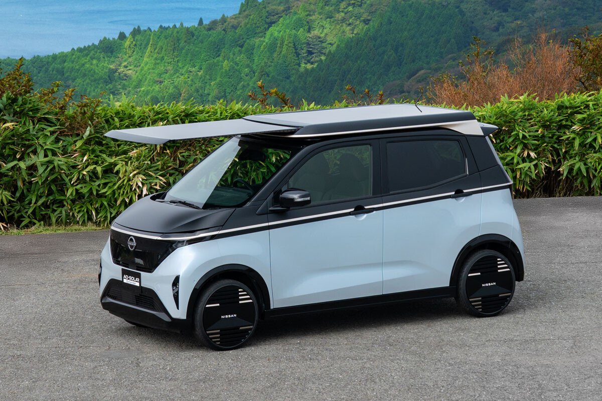 【JMS2025】年間最大3000km相当の走行を太陽光でまかなう日産「サクラ」のソーラーシステム［出展情報］