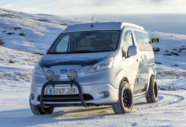 日産が冬のアウトドアキャンプを充実させる電気自動車のコンセプトバン「e-NV200 Winter Camper concept」を欧州で発表