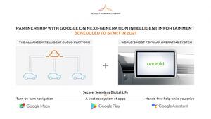 ルノー・日産自動車・三菱自動車：Googleと次世代インフォテインメントシステムで提携 