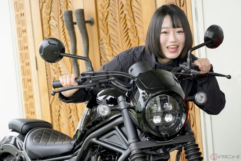 大人気モデル、ホンダ「レブル250」✕「Eクラッチ」の組み合わせはもはや「革命」!! 「つぐみライダー」がホンダ「レブル250Eクラッチ」を徹底解説!!
