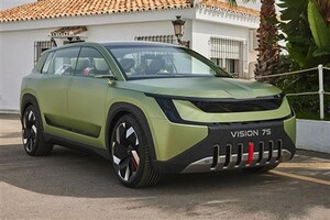 【名前はまだない】チェコ発VW傘下のシュコダが放つ新型7人乗りEV、航続600km超で2026年発売へ！