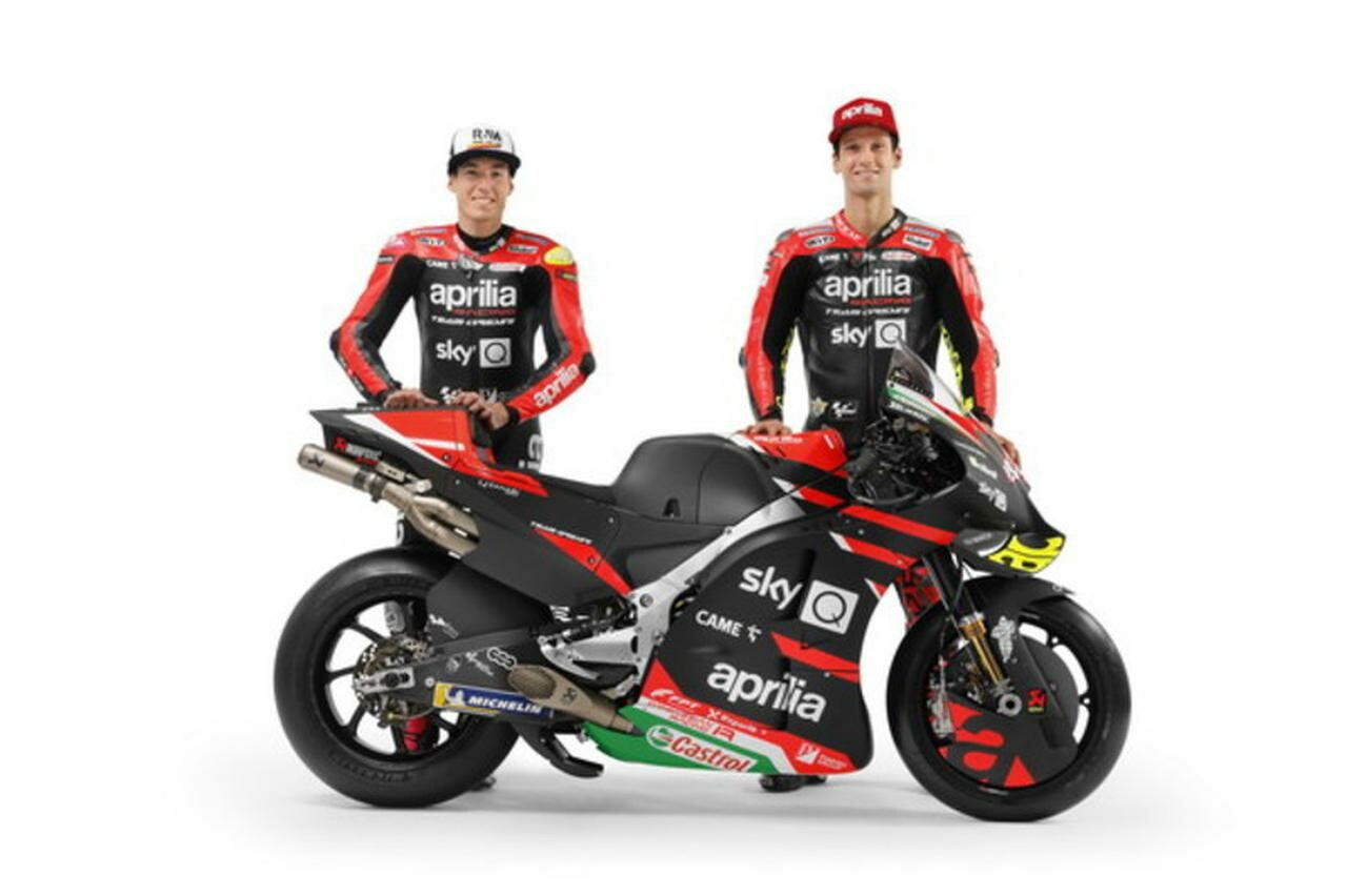 〈MotoGP〉アプリリア・レーシング・チーム・グレシーニがチーム体制発表会を開催【RIDING SPORT】