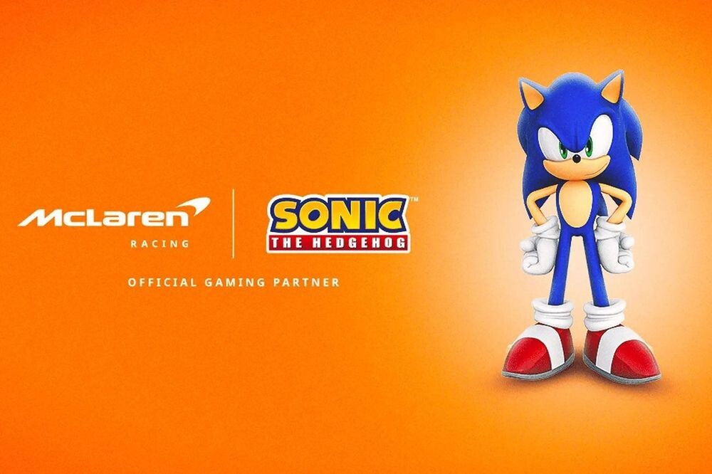 セガとマクラーレンが提携！　看板キャラのソニック・ザ・ヘッジホッグが公式ゲーミングパートナーに