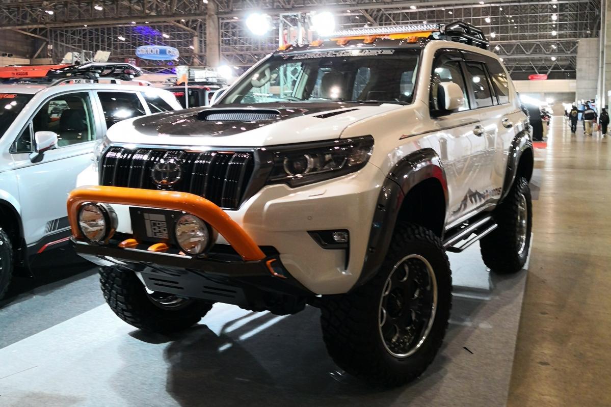 半端ないアップで魅せたランクル プラド 山でも川でも 任せなさい 東京オートサロン19 Motorfan 自動車情報サイト 新車 中古車 Carview