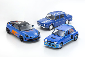 「R8ゴルディーニ1100」「5ターボI」「アルピーヌA110Cup」！　フランス車好き必見の1/18スケールが京商より発売