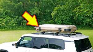 「これ何？って聞かれる」「何が入ってるの？」クルマの屋根にあるボックスの正体「そうやって使うのか」「めっちゃ便利やん」