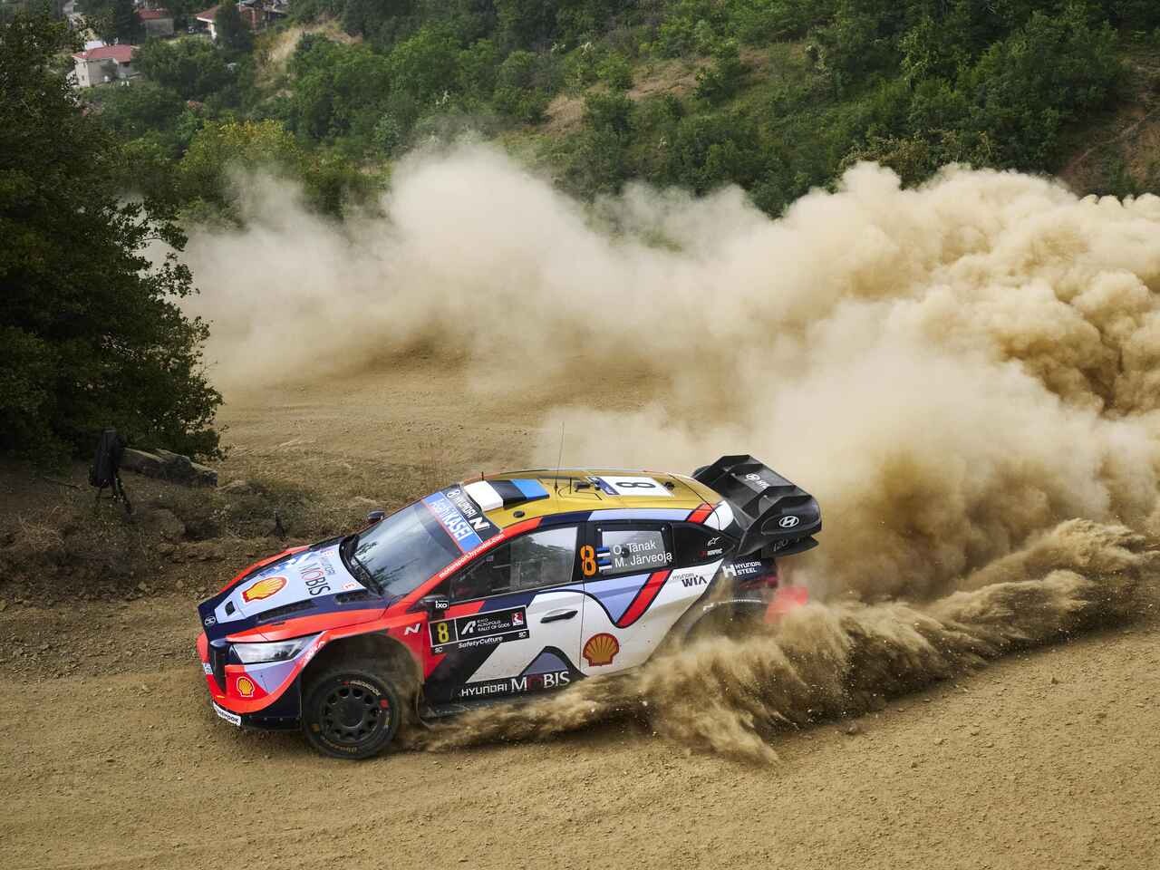 【WRC第7戦アクロポリス・ラリー・ギリシャ】トヨタの連勝がついにストップ、ヒョンデのタナックが今季初優勝