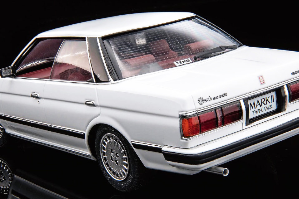 白い Gx71型マークiiグランデ をプラモで究極再現 マークii三兄弟が懐かしすぎる モデルカーズ Le Volant Carsmeet Web 自動車情報サイト 新車 中古車 Carview