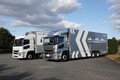 三菱ふそうの大型トラック「スーパーグレート」に国内初搭載された運転自動化レベル2の高度運転支援機能を試す！