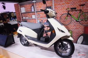 【スズキe-Address（アドレス）】公表航続距離83km！　インドで先行発売の世界戦略用EVモデルは日本でも近日発売!? ～ジャパンモビリティショー速報～