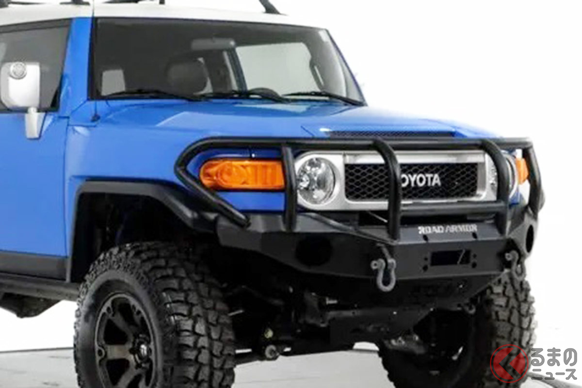 800万円超えのトヨタ Fjクルーザー ゴツ顔カスタム仕様がイケてる リフトアップ仕様が米で販売されていた くるまのニュース 自動車情報サイト 新車 中古車 Carview
