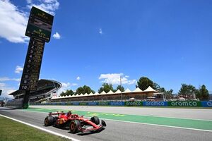 フェラーリ、スペインGP初日の感触は上々。サインツJr.「デグラデーションは大きかったが、アタックは良い感じ」