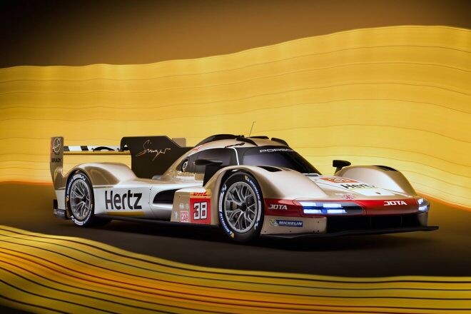 ゴールドのポルシェ963をJOTAが発表。デリバリー遅れのため第3戦からの参戦を予定
