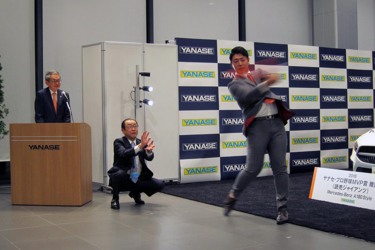 【ニュース】ヤナセ・プロ野球MVP 2018はジャイアンツの岡本和真選手に！
