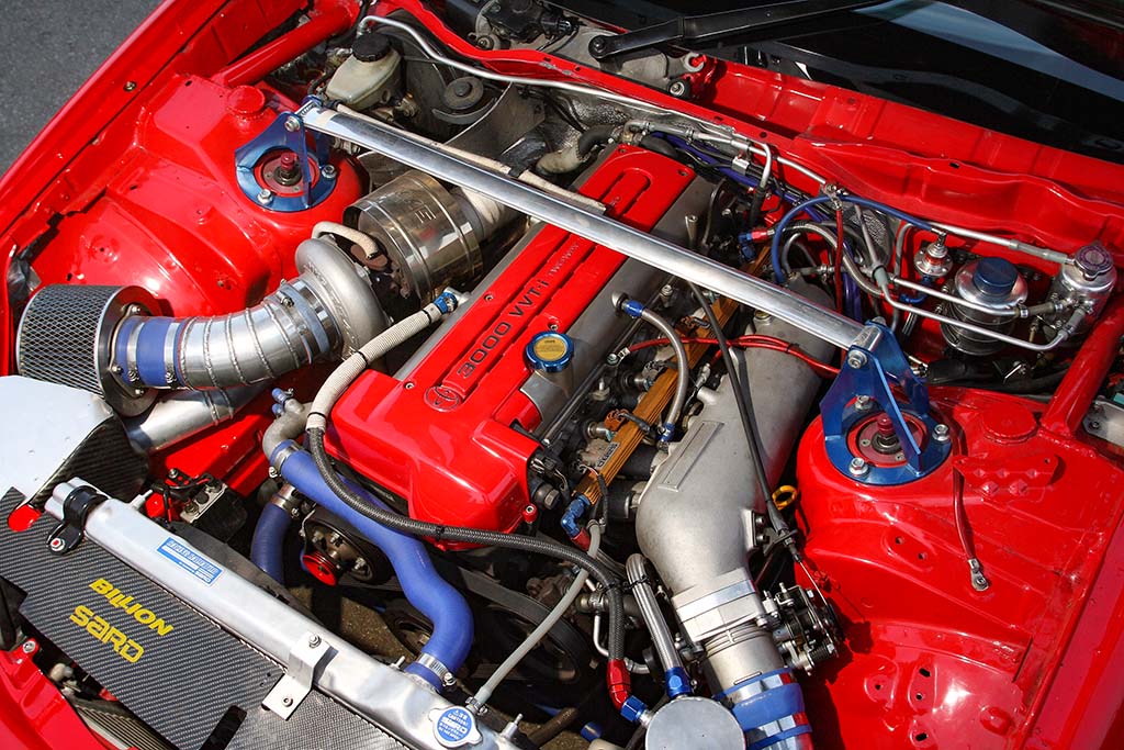 織戸学がガチで手がけたjzs161アリスト D1スープラ超えを狙ったスーパードリ車 Option Back Number Web Option 自動車情報サイト 新車 中古車 Carview