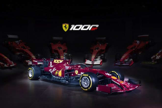 1000戦記念のフェラーリf1 レトロな特別カラーのマシンを披露 レーシングスーツも変更 Autosport Web 自動車情報サイト 新車 中古 車 Carview