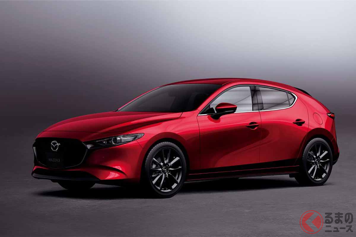 精悍スポーティ顔がカッコイイ 馬力アップの新型 マツダ3 発表 約300万円から北米で発売へ くるまのニュース 自動車情報サイト 新車 中古車 Carview