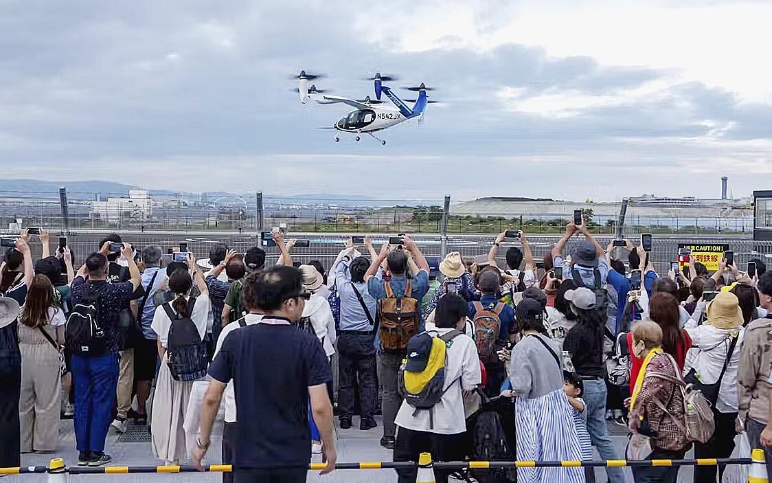 ANA、大阪・関西万博で空飛ぶクルマのデモ飛行　10月13日の閉幕まで実施