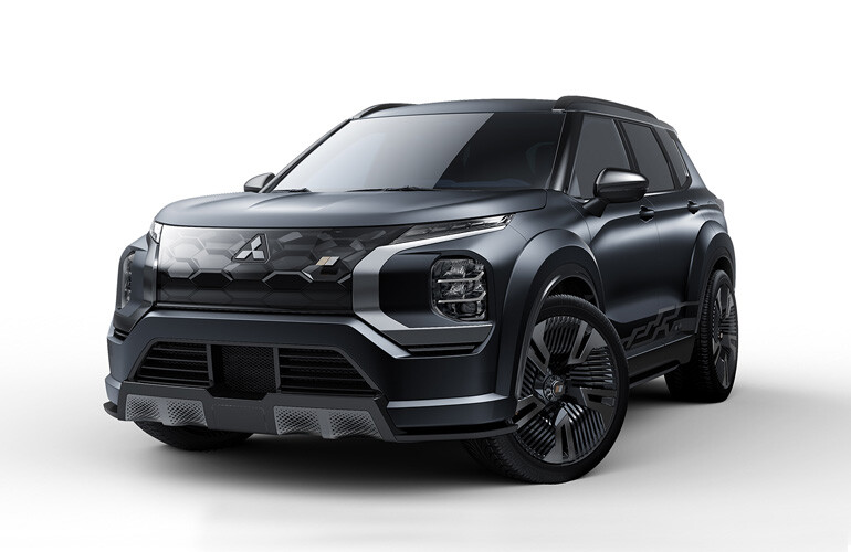 三菱自動車が東京オートサロンでコンセプトカー「K-EV concept X Style」と「Vision Ralliart Concept」を公開