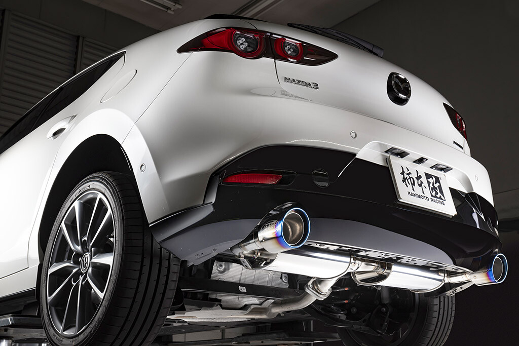 柿本改がMAZDA3用マフラーを発売」排気効率を向上させる車検対応 柿本改がMAZDA3用マフラーを発売」排気効率を向上させる車検対応