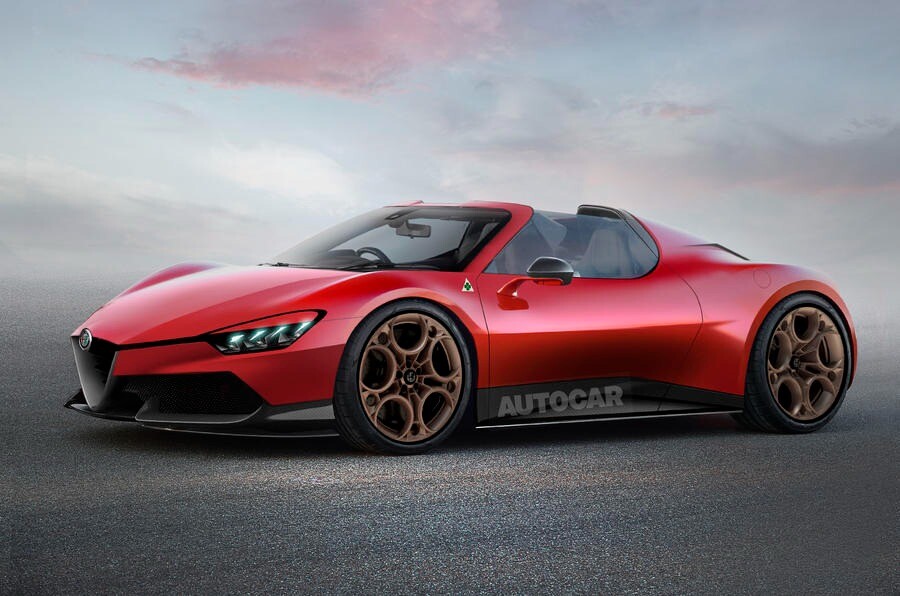 アルファ・ロメオ　4C後継車に「スパイダー」導入へ　次世代EVスポーツモデル、2027年以降発売か