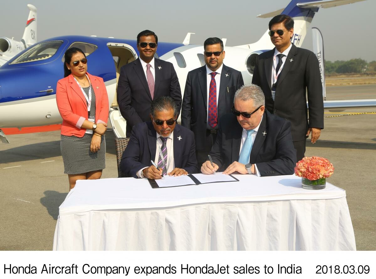 「HondaJet」をインドで受注開始