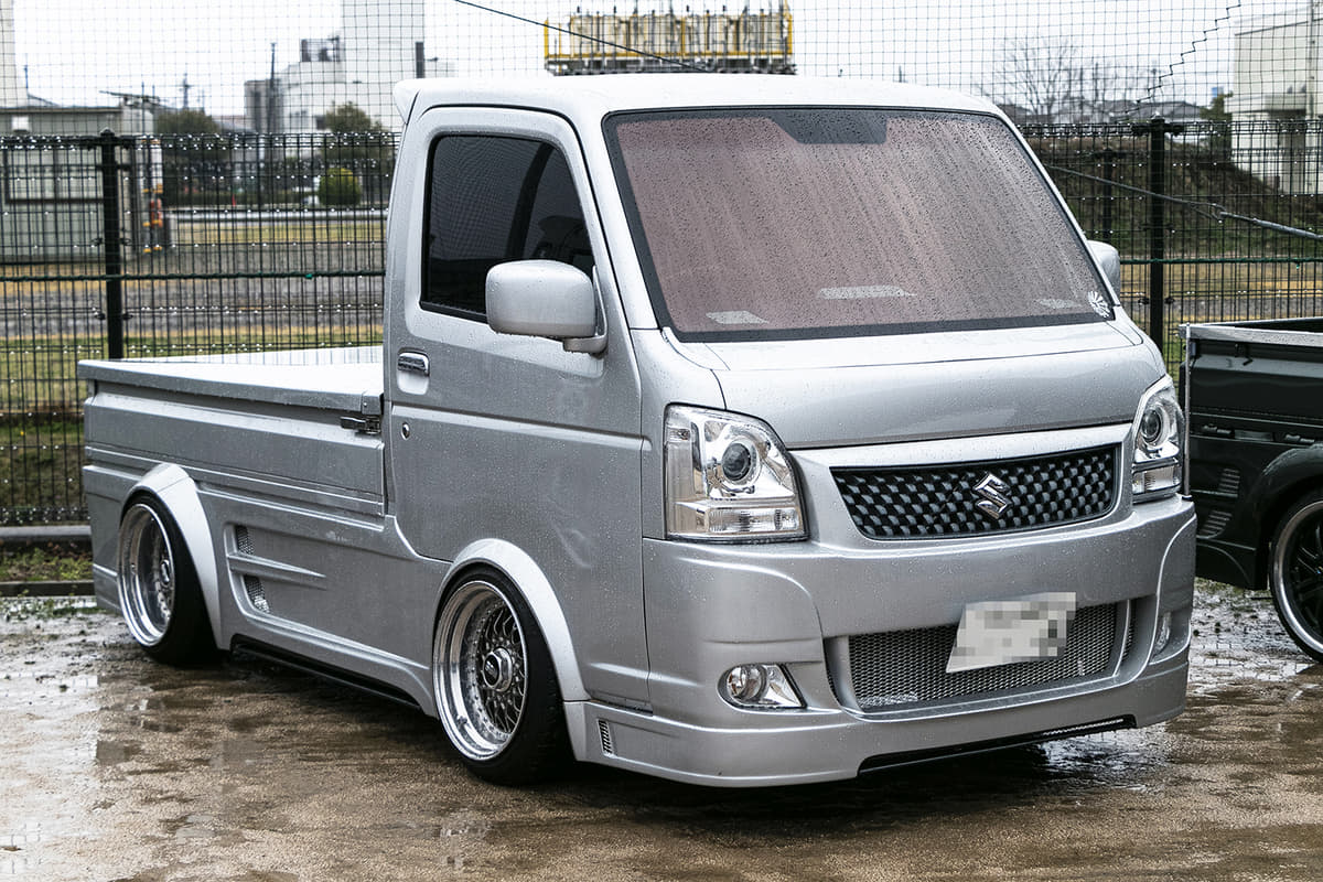シャコアゲ デコ軽トラ アルファード顔面移植 ヤンチャにも程がある カスタム軽 オフ会に潜入 Auto Messe Web 自動車情報サイト 新車 中古車 Carview