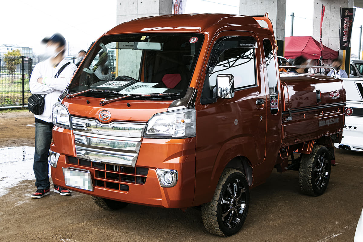 シャコアゲ デコ軽トラ アルファード顔面移植 ヤンチャにも程がある カスタム軽 オフ会に潜入 Auto Messe Web 自動車情報サイト 新車 中古車 Carview