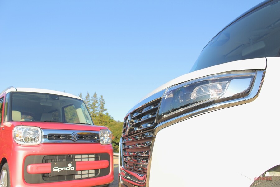 新型スズキ・スペーシア　内装360°カメラ画像