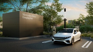 メルセデス・ベンツがEV用急速充電ネットワーク「Mercedes-Benz High-Power Charging」の第1号拠点を千葉公園内に開設