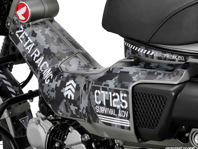 デジカモ柄でイメージチェンジ！ CT125ハンターカブ用「グラフィックキット」がダートフリークから登場
