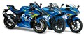 【用品】100周年記念カラーの『GSX-R1000R／GSX-R125』に乗ってる人は特に注目！ MotoGP『チーム・スズキ・エクスター』のライダーなりきりヘルメットです 【寝ても覚めてもスズキのバイク！／GPカラー ヘルメット 編】