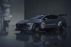 北米マツダ、新型TCRカー『マツダ3 TCR』をアンベイル。2020年IMSAデイトナ戦でデビュー予定