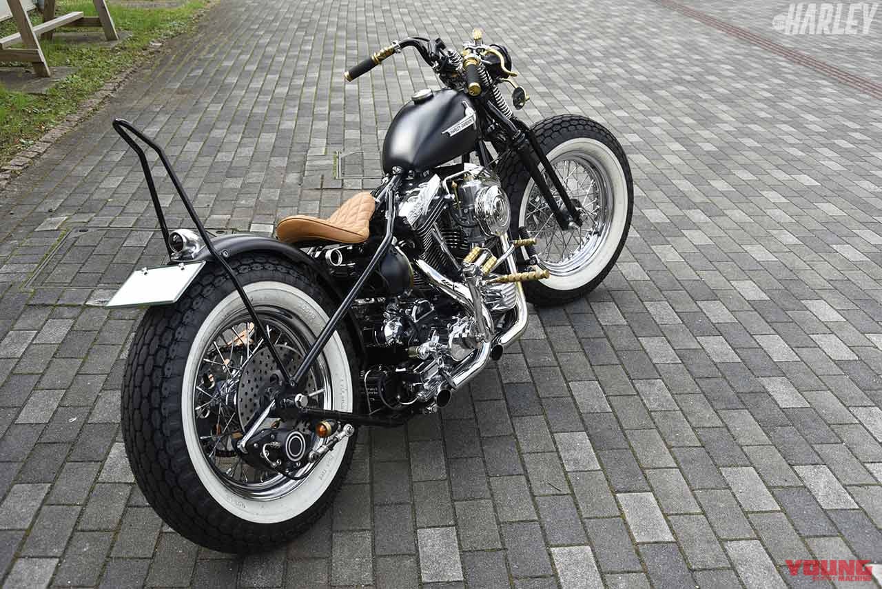女性も乗りやすいオールドテイストなハーレー 99ボバーカスタム 遠藤自動車サービス Webヤングマシン 自動車情報サイト 新車 中古車 Carview