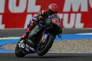 MotoGPオランダ予選｜ヤマハのクアルタラロ、今季4度目ポール！　バニャイヤ2番手確保は復活の狼煙？