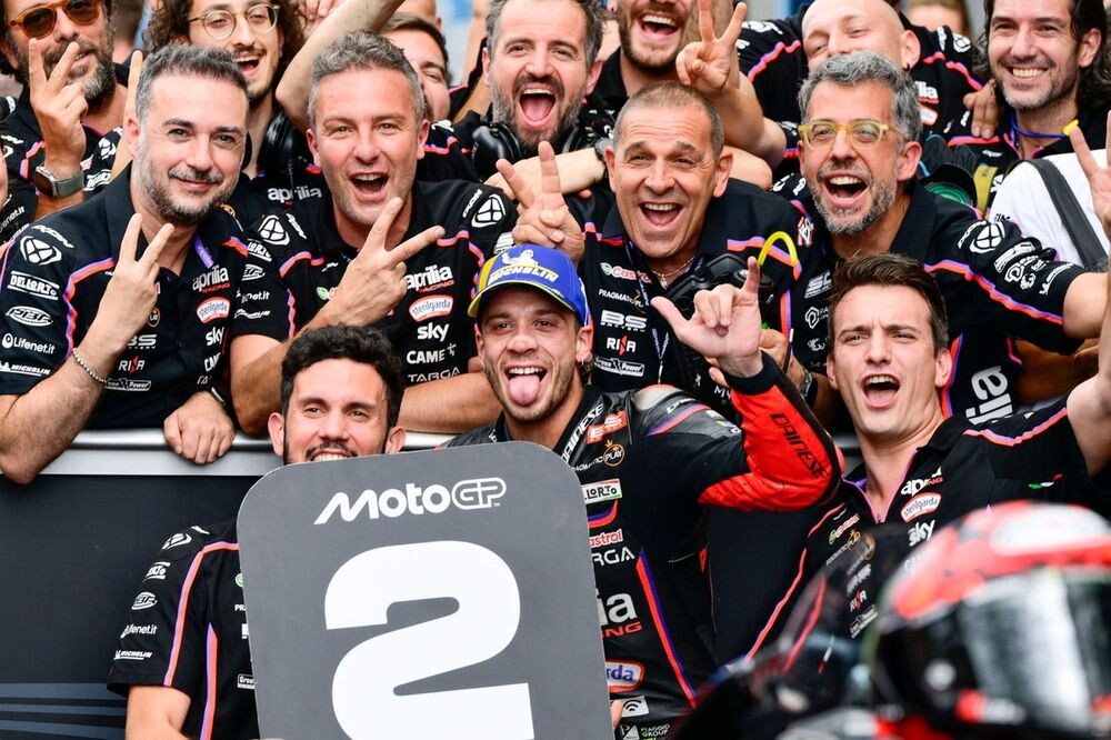 【MotoGP】マルク・マルケスの強さをコース上で実感……ベッツェッキ「左コーナーが強くて近づけなかった。でも2位は嬉しい」
