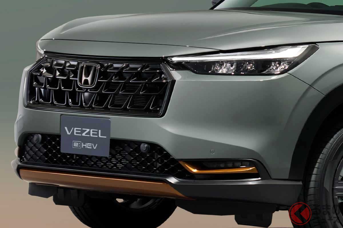 HONDA VEZEL 純正グリル　ブラック　新車はずし マイナーチェンジ後 HONDA VEZEL 純正グリル ブラック 新車はずし マイナーチェンジ