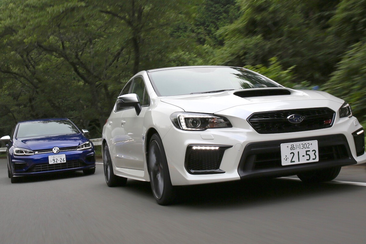 2Lターボ4WD頂上決戦  WRX STIか、ゴルフRか 世界No.1はどっちだ!?