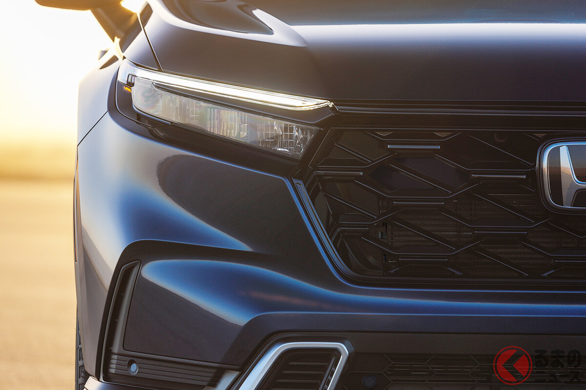 ホンダが「タフ顔SUV」を全面刷新！ メッシュグリル採用の6代目新型「CR-V」を9月22日発売！ 約446万円から米国に投入