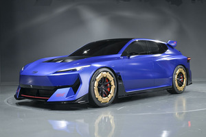 【JMS2025】SUBARUはEVでもスポーティ 超ド派手なスタイリングのEVコンセプト