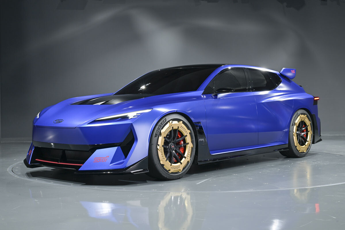 【JMS2025】SUBARUはEVでもスポーティ 超ド派手なスタイリングのEVコンセプト