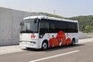 日本初のEVマイクロバスとEV大型観光バスがついに姿を見せた！　EVモーターズ・ジャパン「V8-Micro Bus」と「F8-Coach」がバステクで初公開
