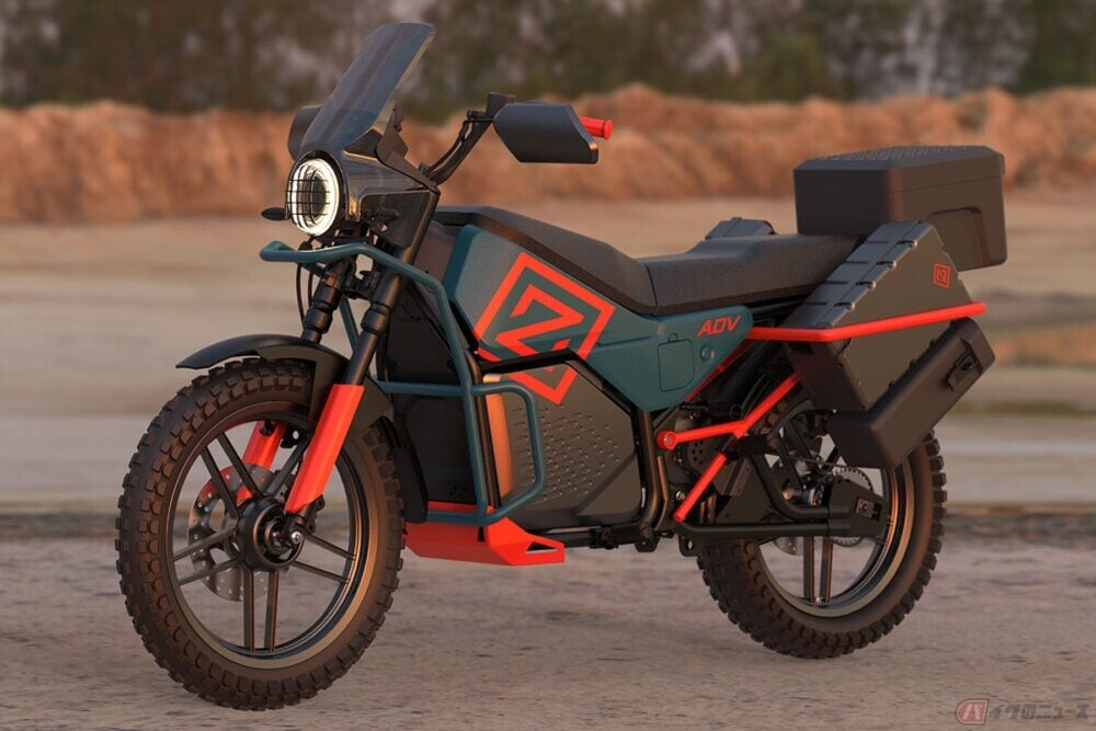 人気のアドベンチャーモデルに新たな刺客!? サドルバッグのように予備バッテリーを搭載できるZeno「Emara ADV」をインド市場で発表
