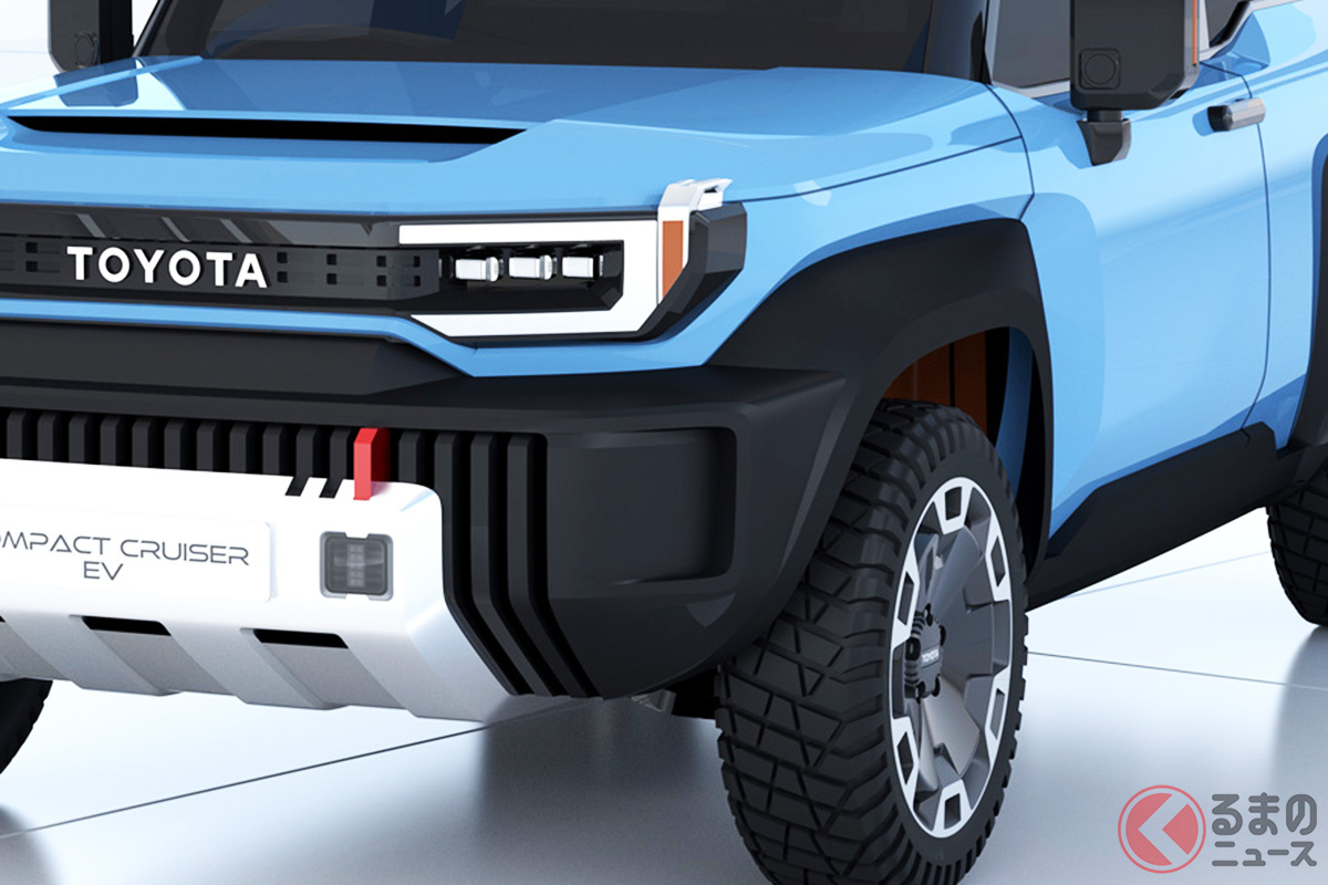 トヨタ新型本格4wd コンパクトクルーザー 世界初公開 Toyota顔強調な ミニランクルev の姿とは くるまのニュース 自動車情報サイト 新車 中古車 Carview