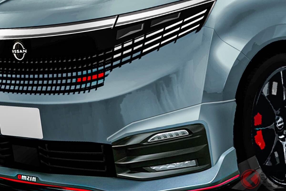 日産「“新型”エルグランドNISMO」!? 迫力エアロの「高性能モデル」!? 赤いアクセント輝く「スポーティミニバン」を大胆予想したCGが登場