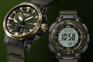 カシオ「プロトレック30周年モデル」登場！ “森の木漏れ日”を表現したグリーン×ゴールドとアニバーサリーにふさわしい特別仕様とは