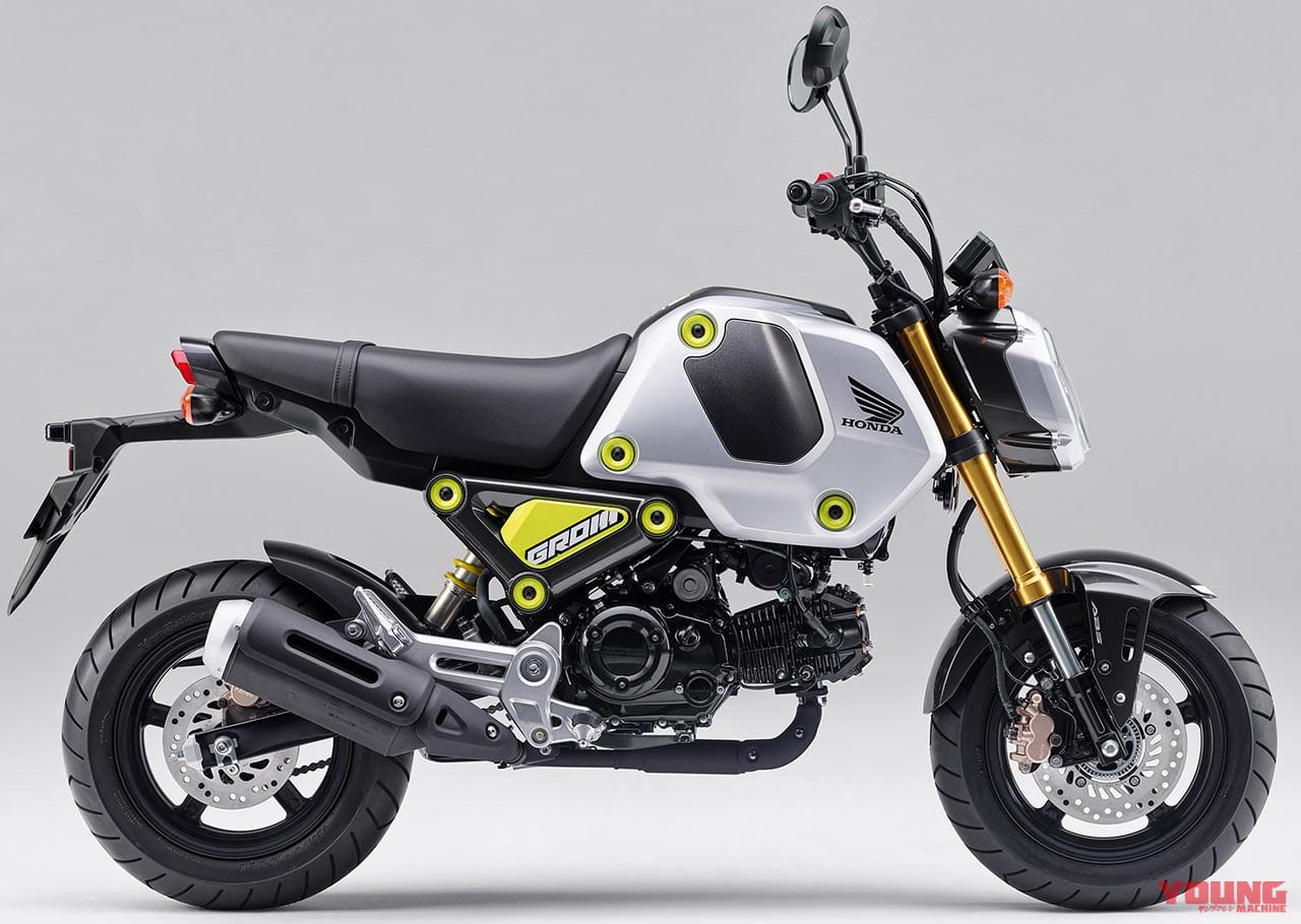 ホンダ21新車バイクラインナップ 51 125cc原付二種クラス グロム ハンターカブetc Webヤングマシン 自動車情報サイト 新車 中古車 Carview