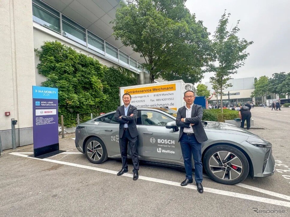 ボッシュと共同開発、車両が安全に「見て行動する」ADAS量産開始…中国WeRide